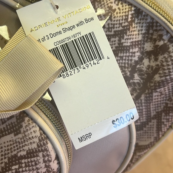 Adrienne Vittadini Cosmetic Bag Set - Picture 2 of 7